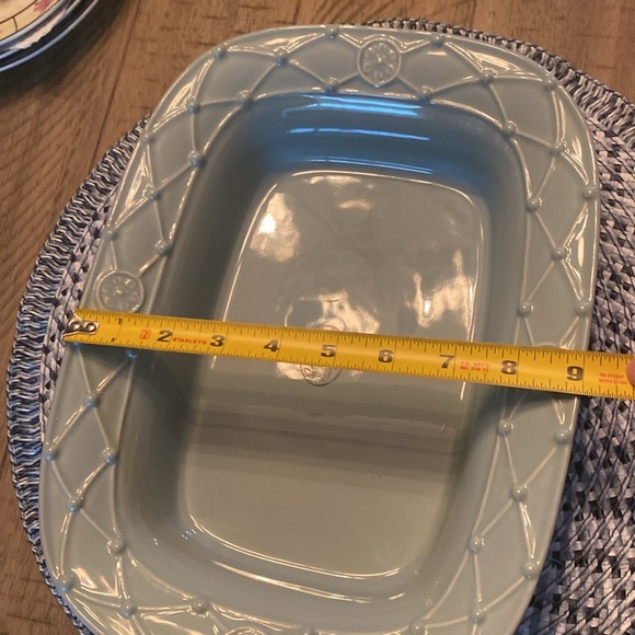 Light Blue Rectangular Ceramic Dish. NWOT. 
12x9 - Picture 6 of 6